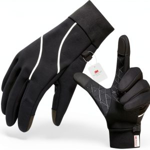 Origem Winter Cycling Gloves Black Cotton Nylon-0