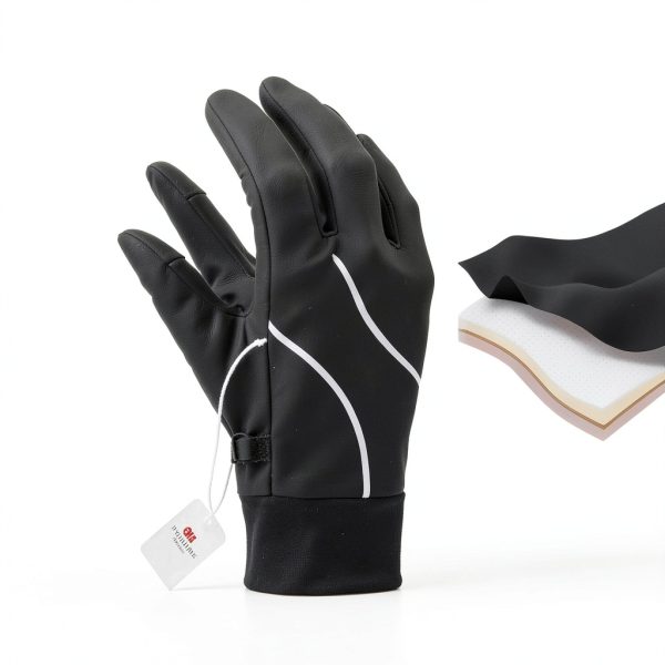 Origem Winter Cycling Gloves Black Cotton Nylon-1