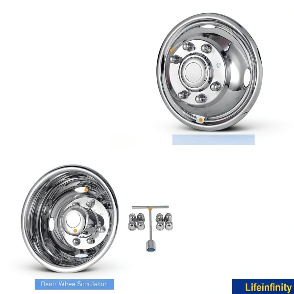 Lifeinfinity 17in Wheel Simulators for Ford F350-2