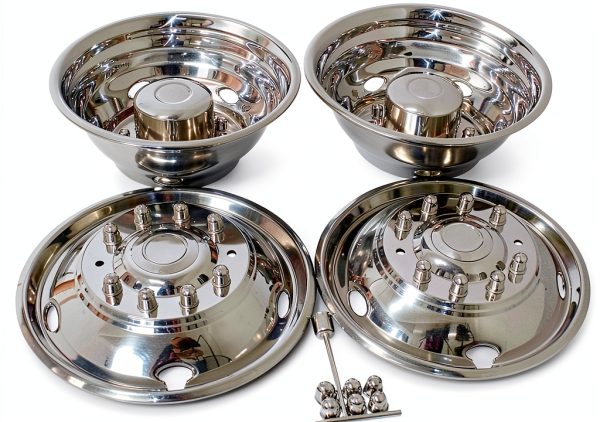 XIUHUA 19.5 Inch Wheel Simulators Bolt-On Silver-0