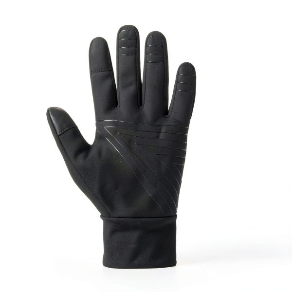 Achiou Running Gloves Black Thermal Polyester-2
