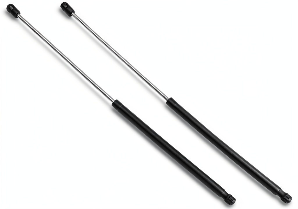 Installing Lexus ES350 Front Hood Struts SCITOO Lift Support on a garage workbench