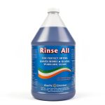 Quality Chemical Rinse Aid Dishwasher Liquid Lemon 128 oz Pack of 4-0