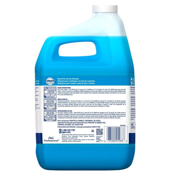 Dawn Professional Pot and Pan Detergent Regular Scent 1 Gallon-7
