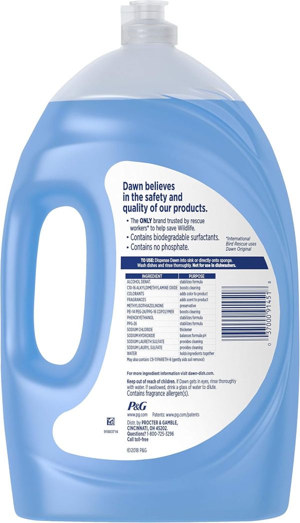 Dawn Ultra Dishwashing Liquid Dish Soap, Original Scent, Blue, 75 Fl Oz (Pack of 1)-1