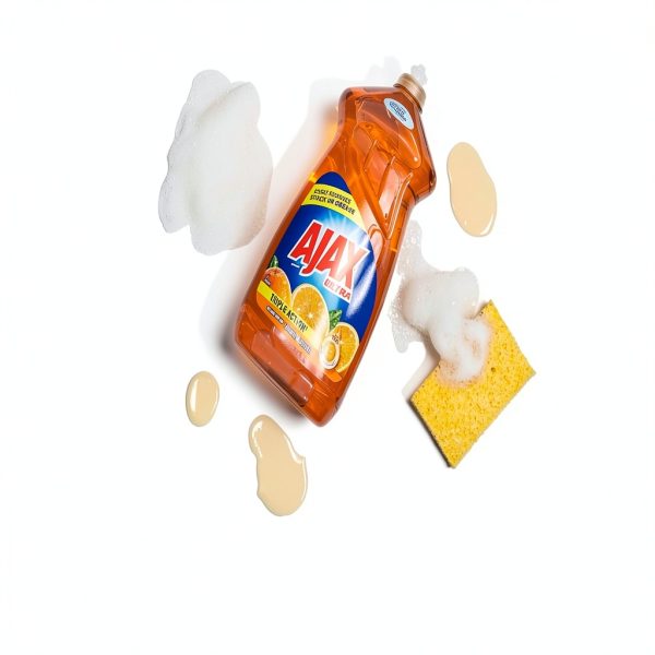 Ajax Triple Action Orange Dish Liquid- 52 fl oz - Grease Cutting Power-4