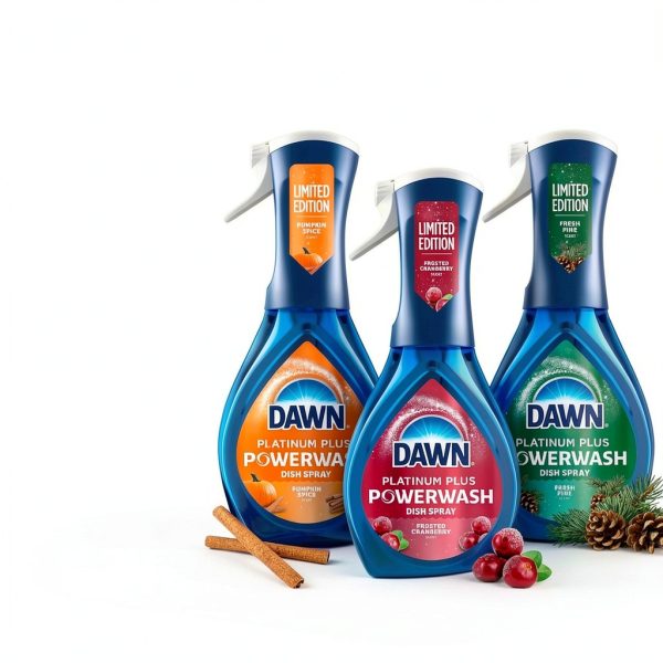 Dawn Powerwash Spray Soap Pumpkin Spice & Frosted Cranberry 2x16 oz-1