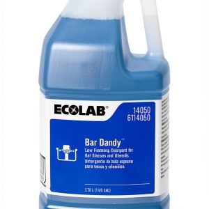 Ecolab Bar Dandy Low-Foaming Detergent for Bar Glasses Model 6114050-0