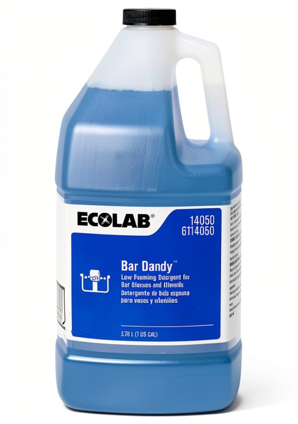 Ecolab Bar Dandy Low-Foaming Detergent for Bar Glasses Model 6114050-0