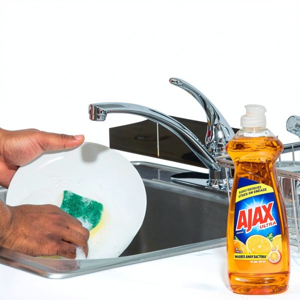 Ajax Triple Action Orange Dish Liquid- 52 fl oz - Grease Cutting Power-1