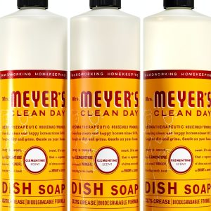 Mrs. MEYER'S CLEAN DAY Dish Soap, Clementine Scent, 16oz (Pack of 3)-0